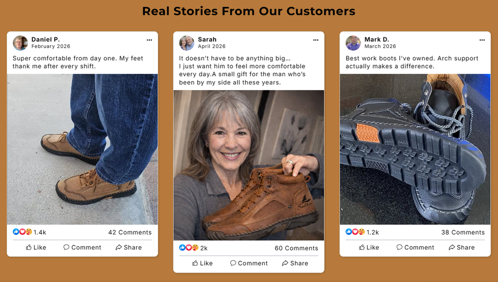 Men’s Comfort Leather Boots